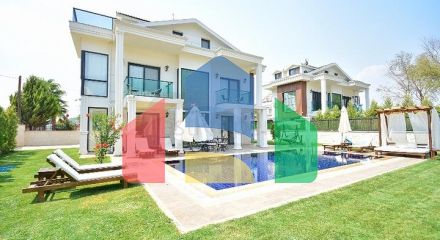 Вилла планировки 4+1 в районе Фетхие