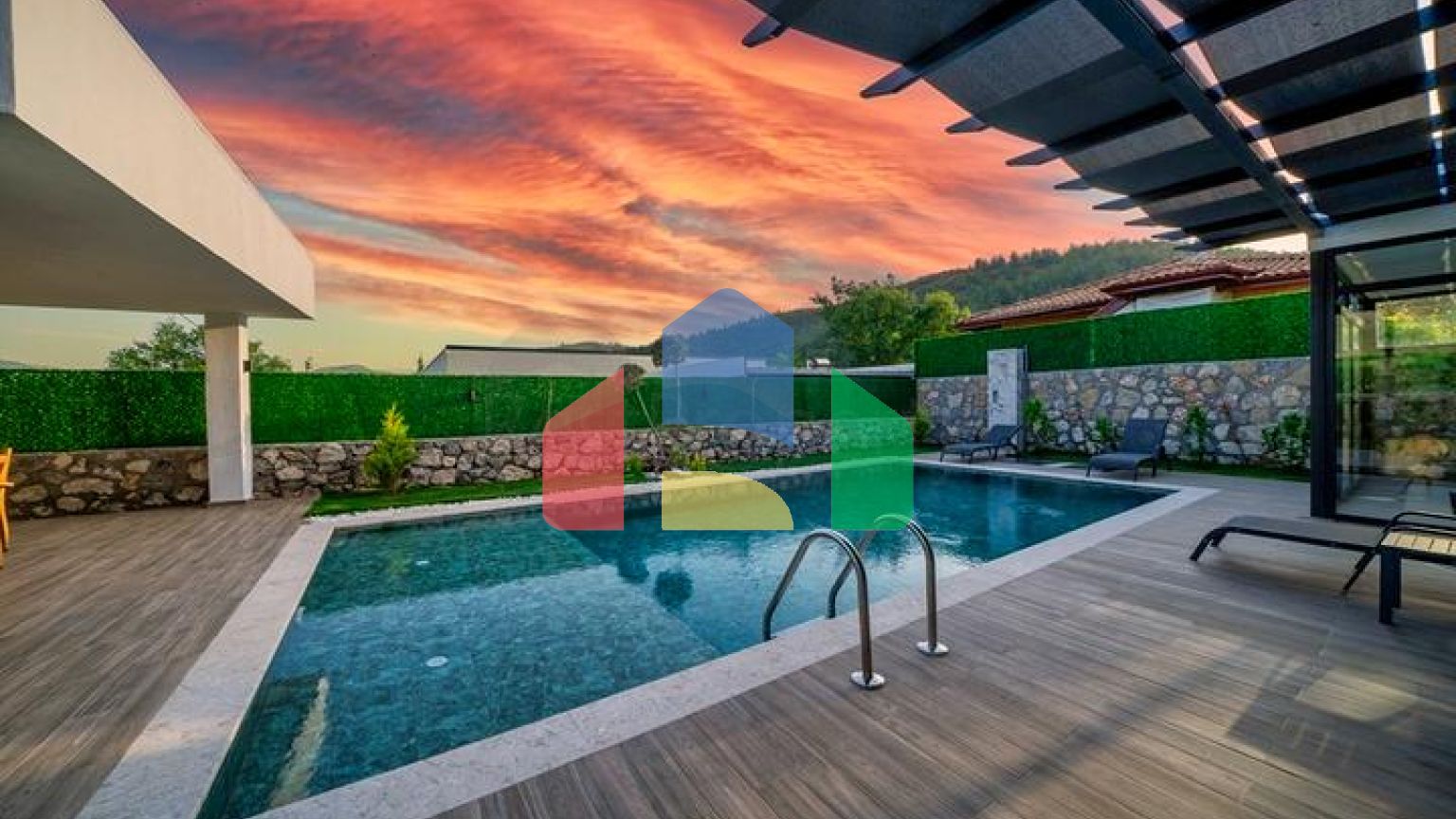 Вілла планування 3 + 1 в районі Фетхіє - Анталія