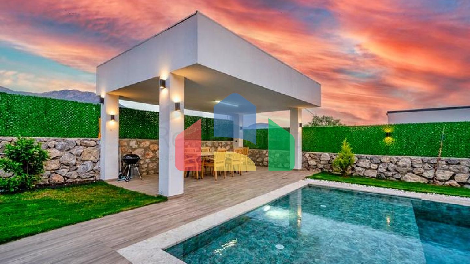 Вілла планування 3 + 1 в районі Фетхіє - Анталія