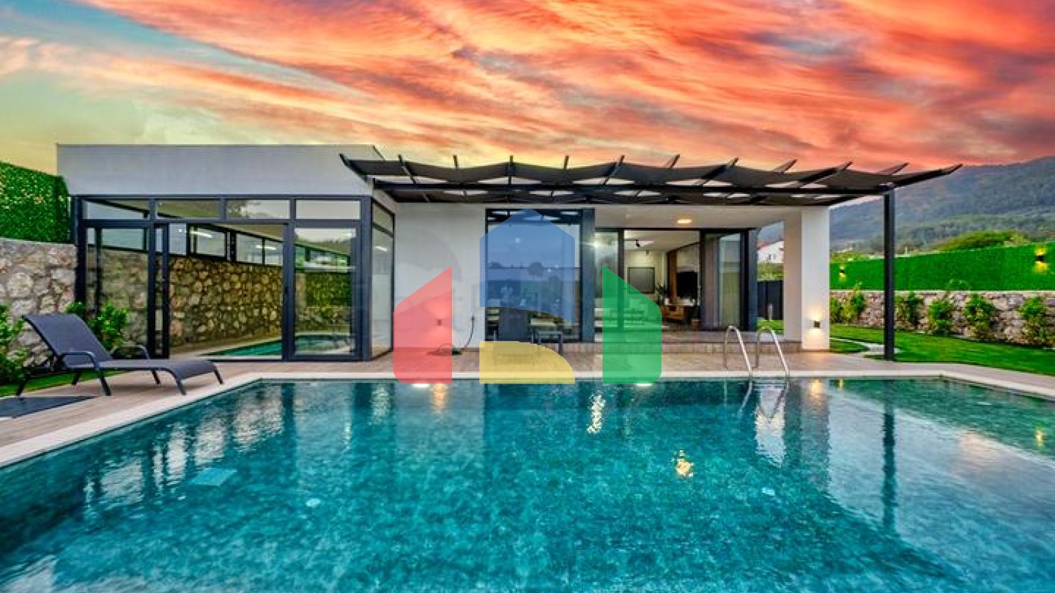 Вілла планування 3 + 1 в районі Фетхіє - Анталія