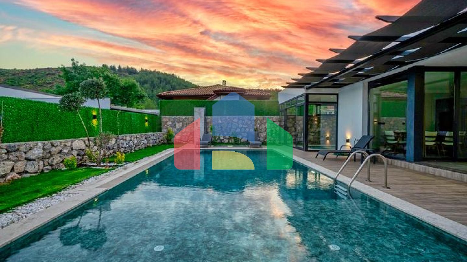 Вілла планування 3 + 1 в районі Фетхіє - Анталія