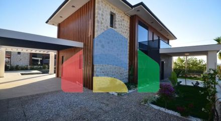 Вилла планировки 4+1 в районе Фетхие - Анталия