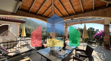 Вилла планировки 7+1 в районе Фетхие - Анталия