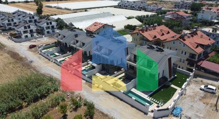 Вилла планировки 4+1 в районе Фетхие - Анталия