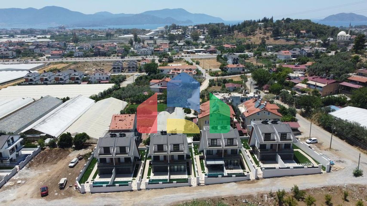 Вилла планировки 4+1 в районе Фетхие - Анталия