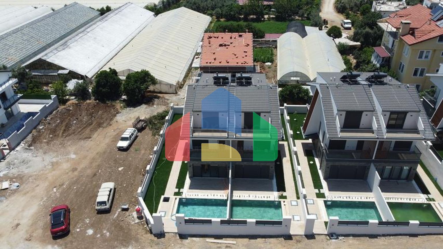 Вилла планировки 4+1 в районе Фетхие - Анталия