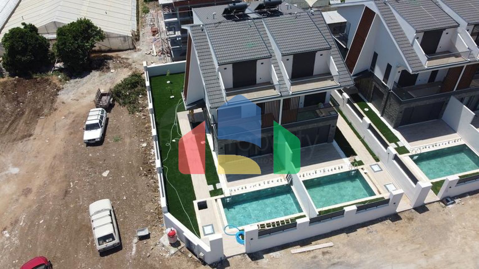 Вилла планировки 4+1 в районе Фетхие - Анталия