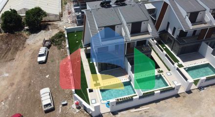 Вилла планировки 4+1 в районе Фетхие - Анталия