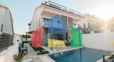 Вилла планировки 4+1 в районе Фетхие - Анталия