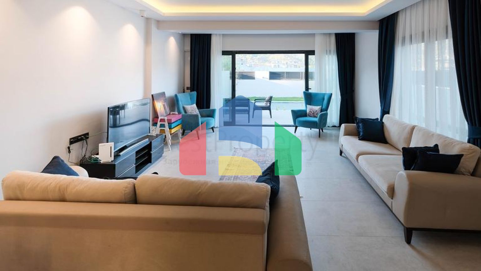 Вилла планировки 4+1 в районе Фетхие - Анталия