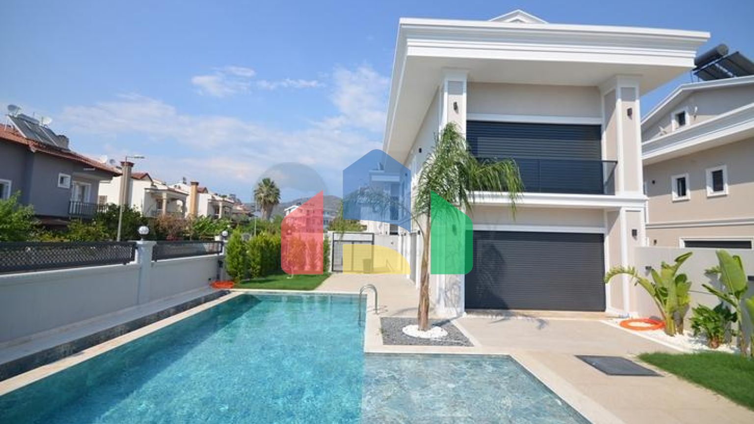 Вилла планировки 4+1 в районе Фетхие - Анталия