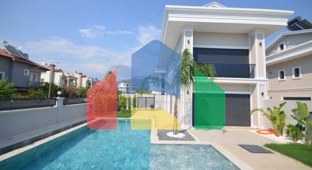 Вилла планировки 4+1 в районе Фетхие - Анталия