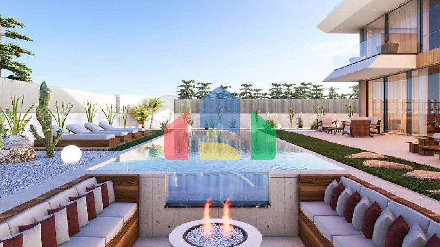 Вилла планировки 5+1 в районе Фетхие - Анталия