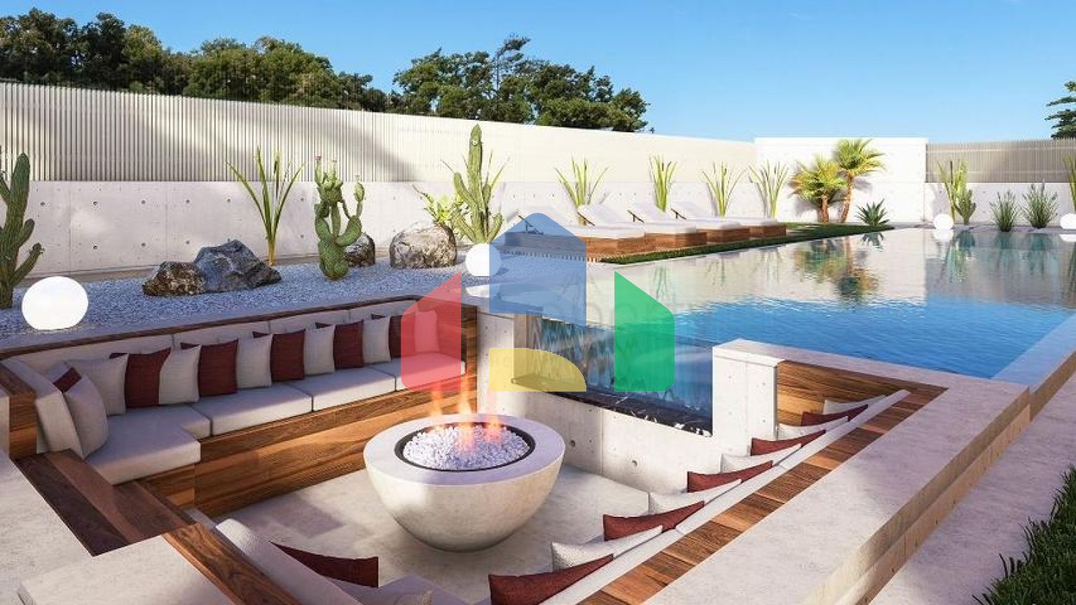 Вилла планировки 5+1 в районе Фетхие - Анталия