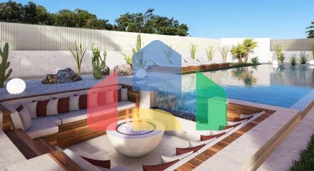 Вилла планировки 5+1 в районе Фетхие - Анталия