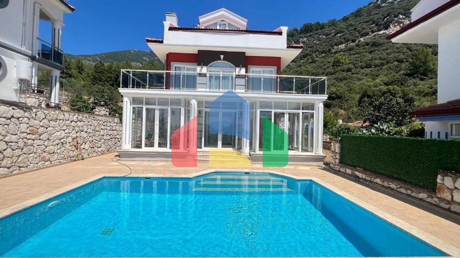 Вилла планировки 3+1 в районе Фетхие - Анталия