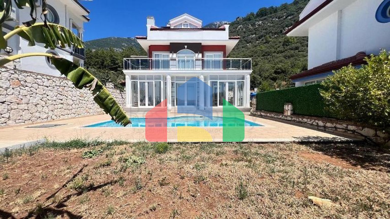 Вилла планировки 3+1 в районе Фетхие - Анталия