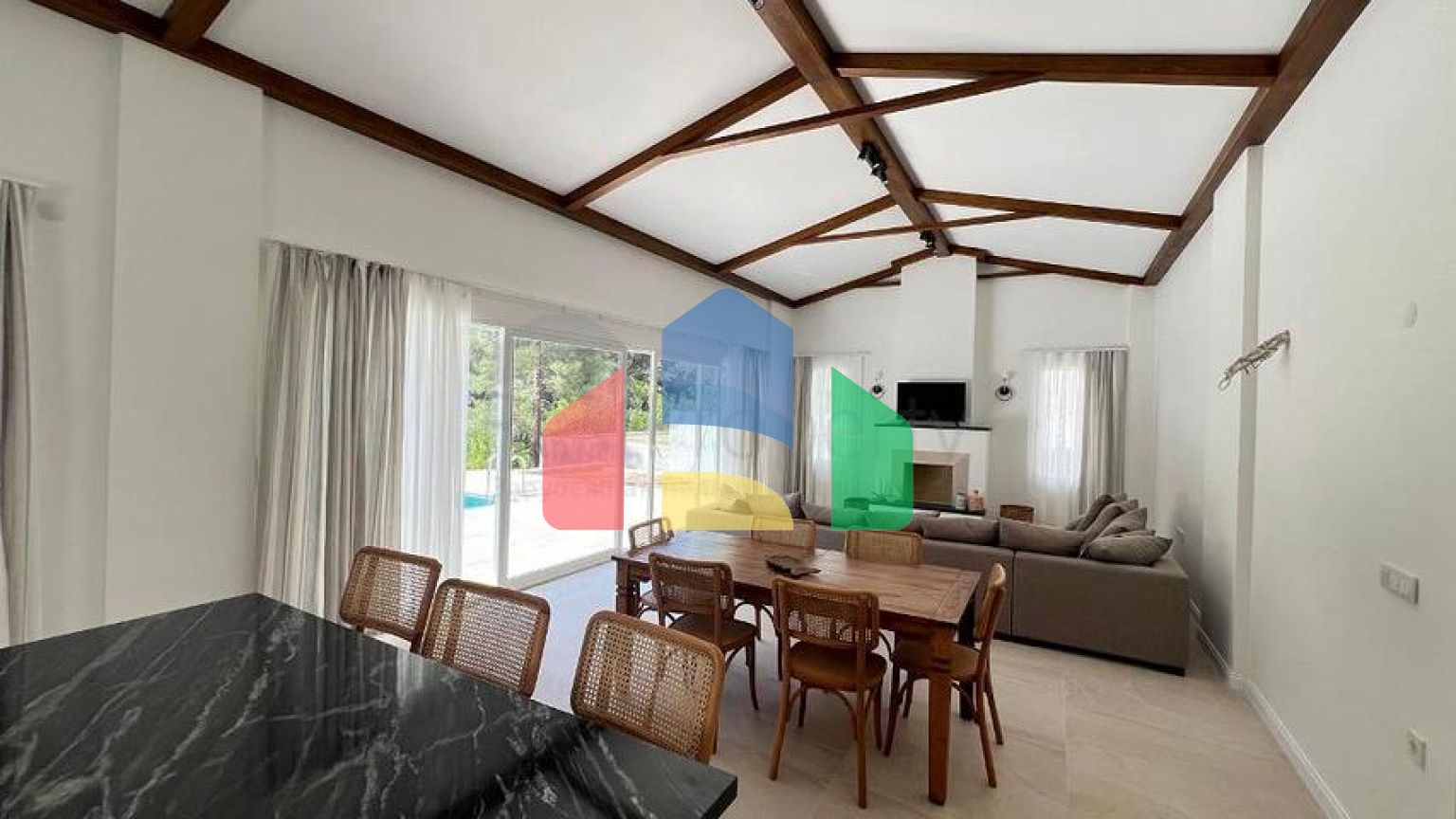 Вилла планировки 3+1 в районе Фетхие - Анталия