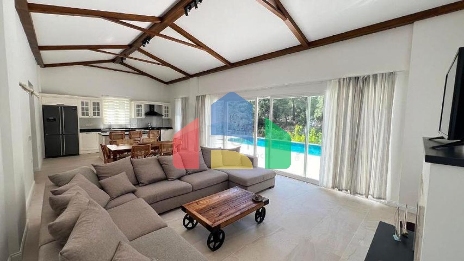 Вилла планировки 3+1 в районе Фетхие - Анталия