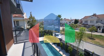 Вилла планировки 6+1 в районе Фетхие - Анталия