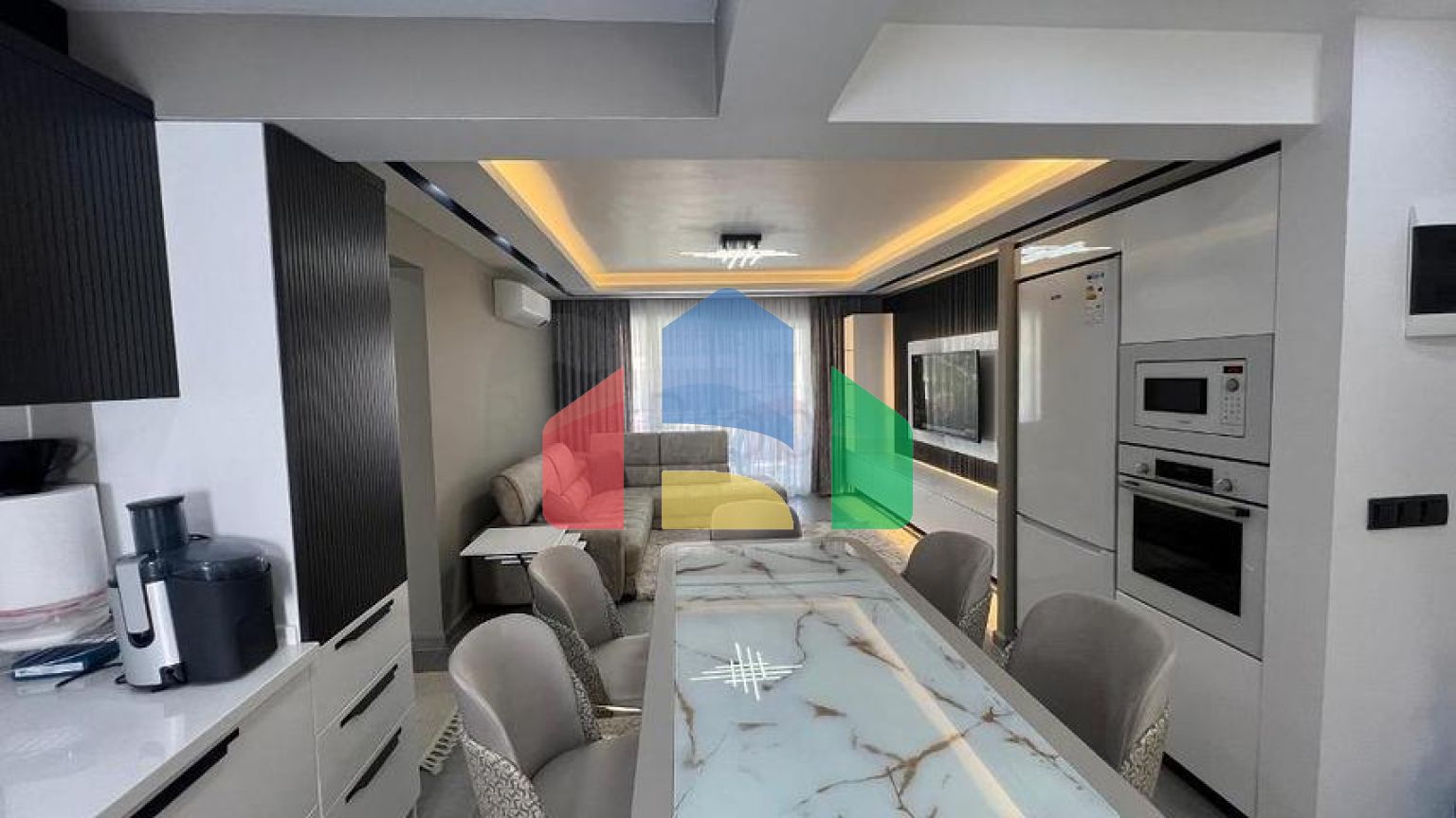 Лвартира планировки 3+1 в районе Фетхие - Анталия