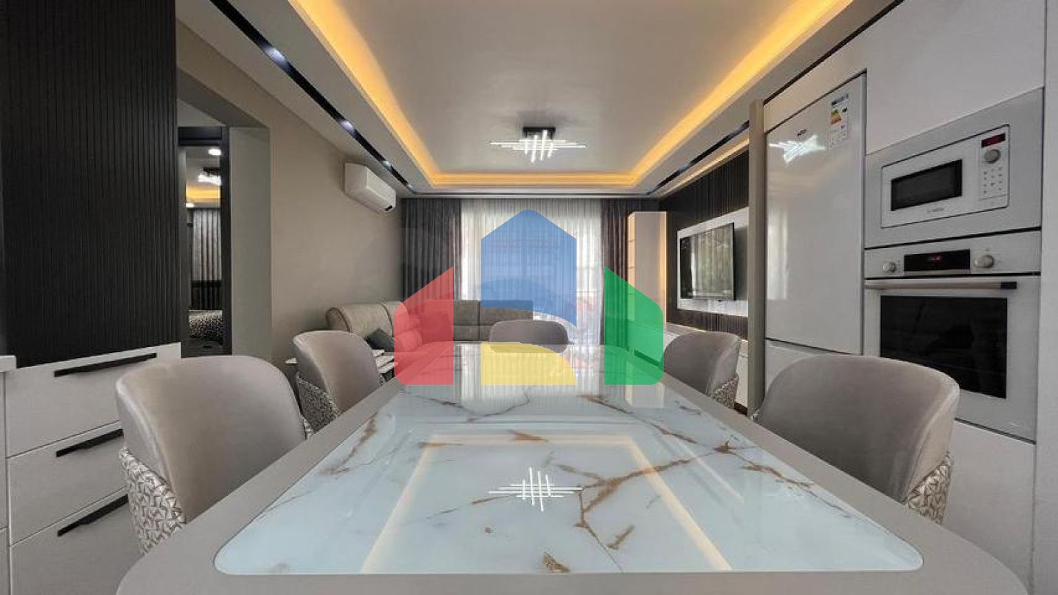 Лвартира планировки 3+1 в районе Фетхие - Анталия