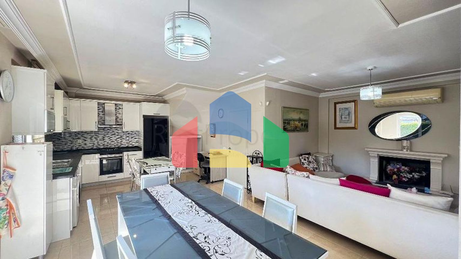 Вилла планировки 3+1 в районе Фетхие - Анталия