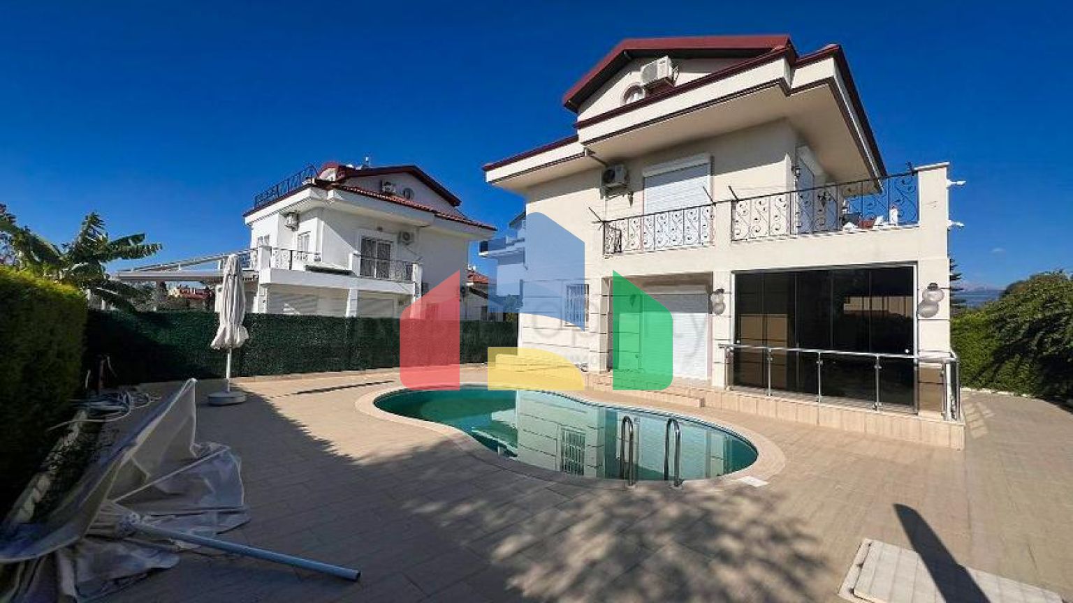 Вилла планировки 3+1 в районе Фетхие - Анталия