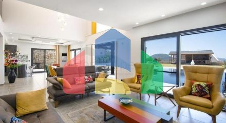 Вилла планировки 6+1 в районе Фетхие - Анталия