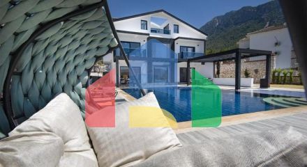 Вилла планировки 6+1 в районе Фетхие - Анталия