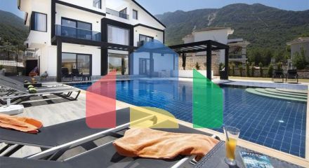 Вилла планировки 6+1 в районе Фетхие - Анталия