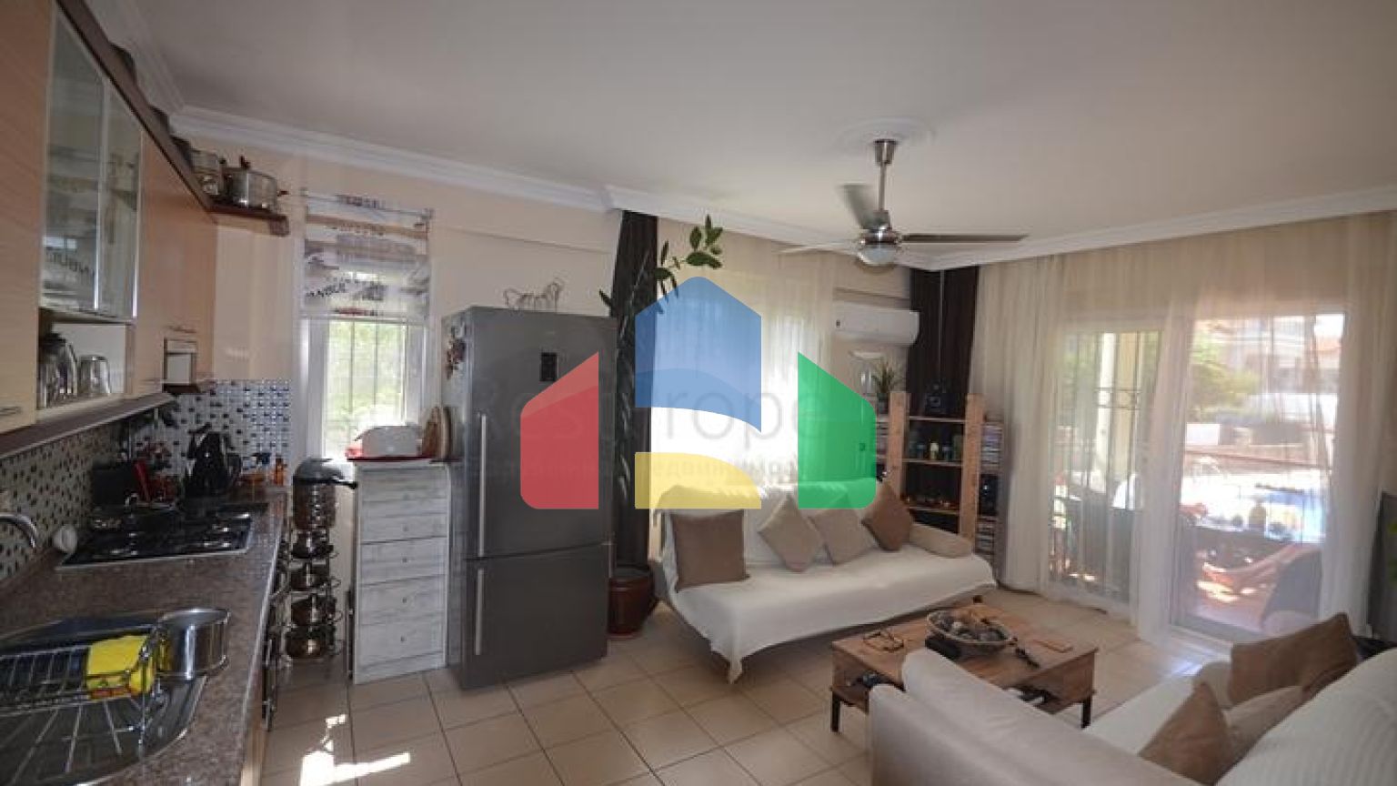 Квартира планировки 2+1 в районе Фетхие - Анталия