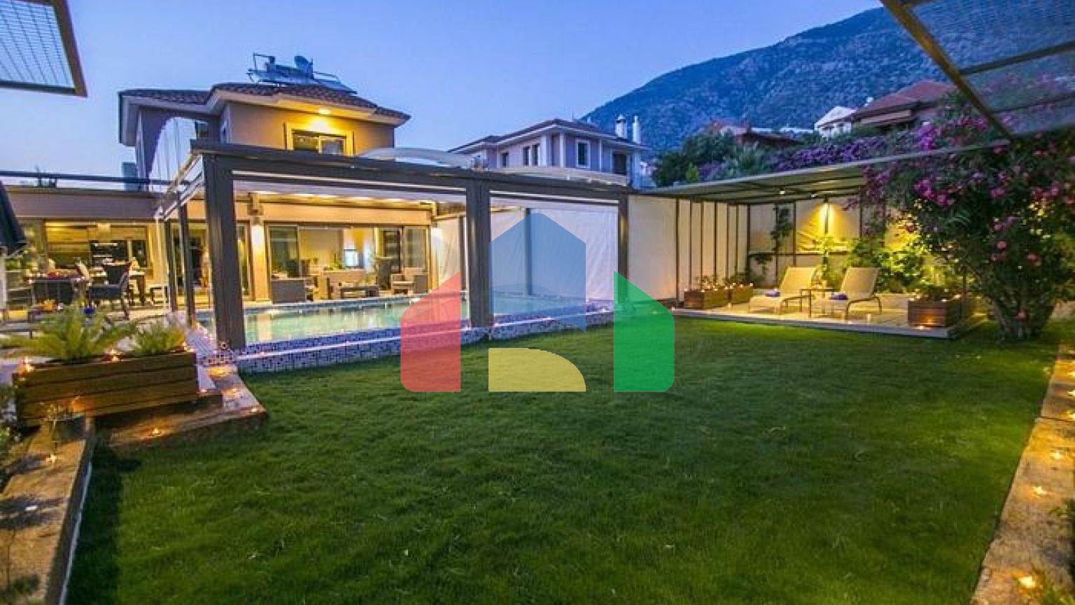 Вилла планировки 3+1 в районе Фетхие - Анталия