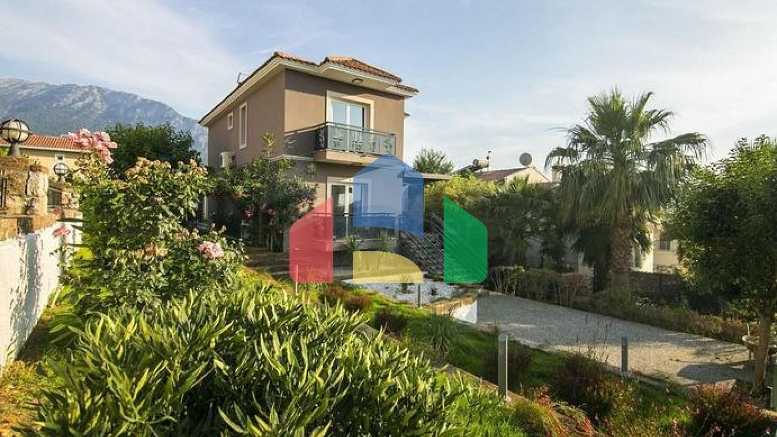 Вилла планировки 3+1 в районе Фетхие - Анталия