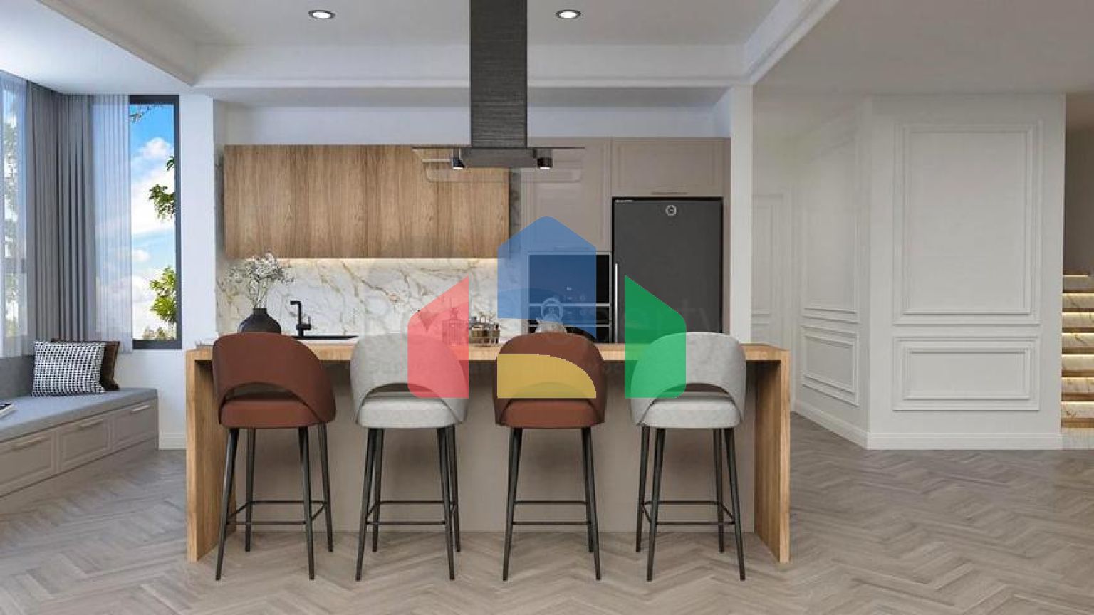 Вілла планування 4 + 1 в районі Фетхіє - Анталія