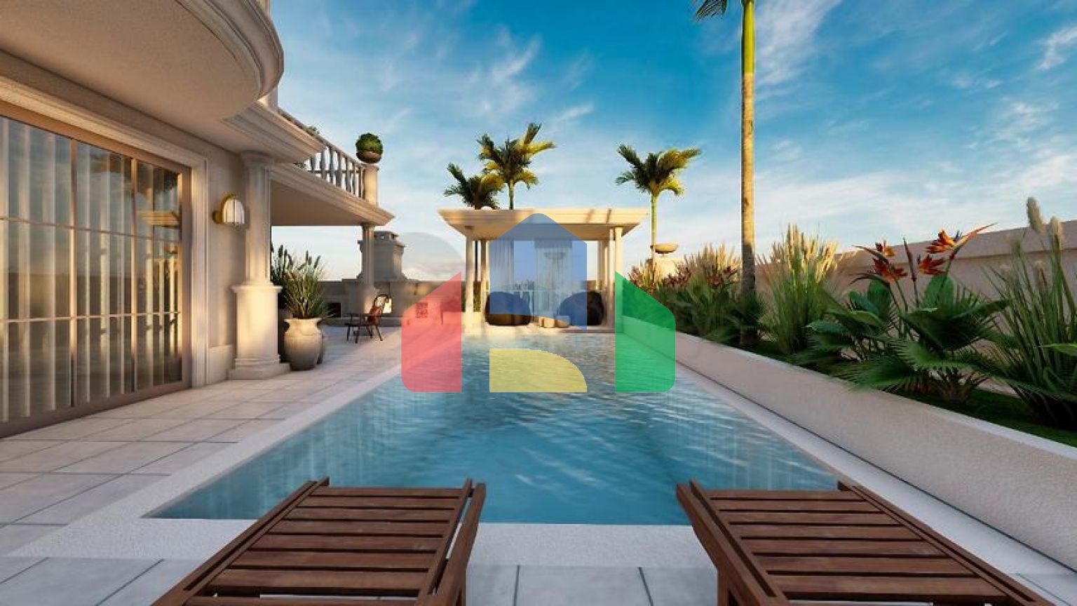 Вілла планування 4 + 1 в районі Фетхіє - Анталія