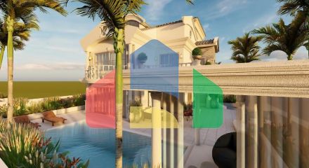 Вілла планування 4 + 1 в районі Фетхіє - Анталія