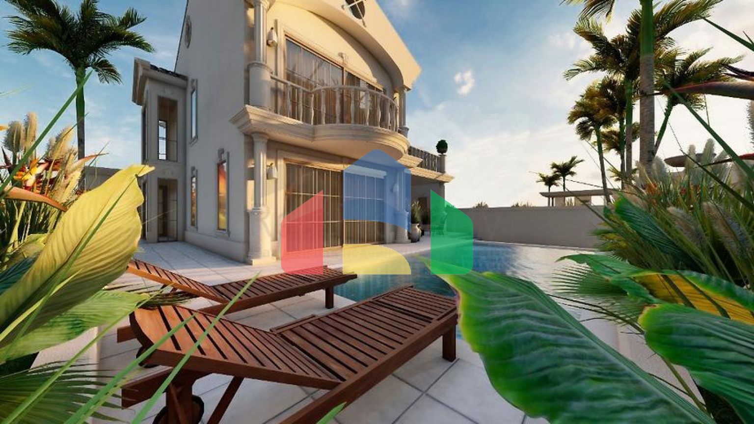 Вілла планування 4 + 1 в районі Фетхіє - Анталія