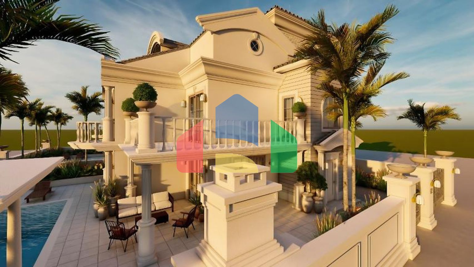 Вілла планування 4 + 1 в районі Фетхіє - Анталія