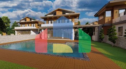 Вилла планировки 4+1 в районе Фетхие - Анталия