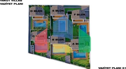 Вілла планування 4 + 1 в районі Фетхіє - Анталія