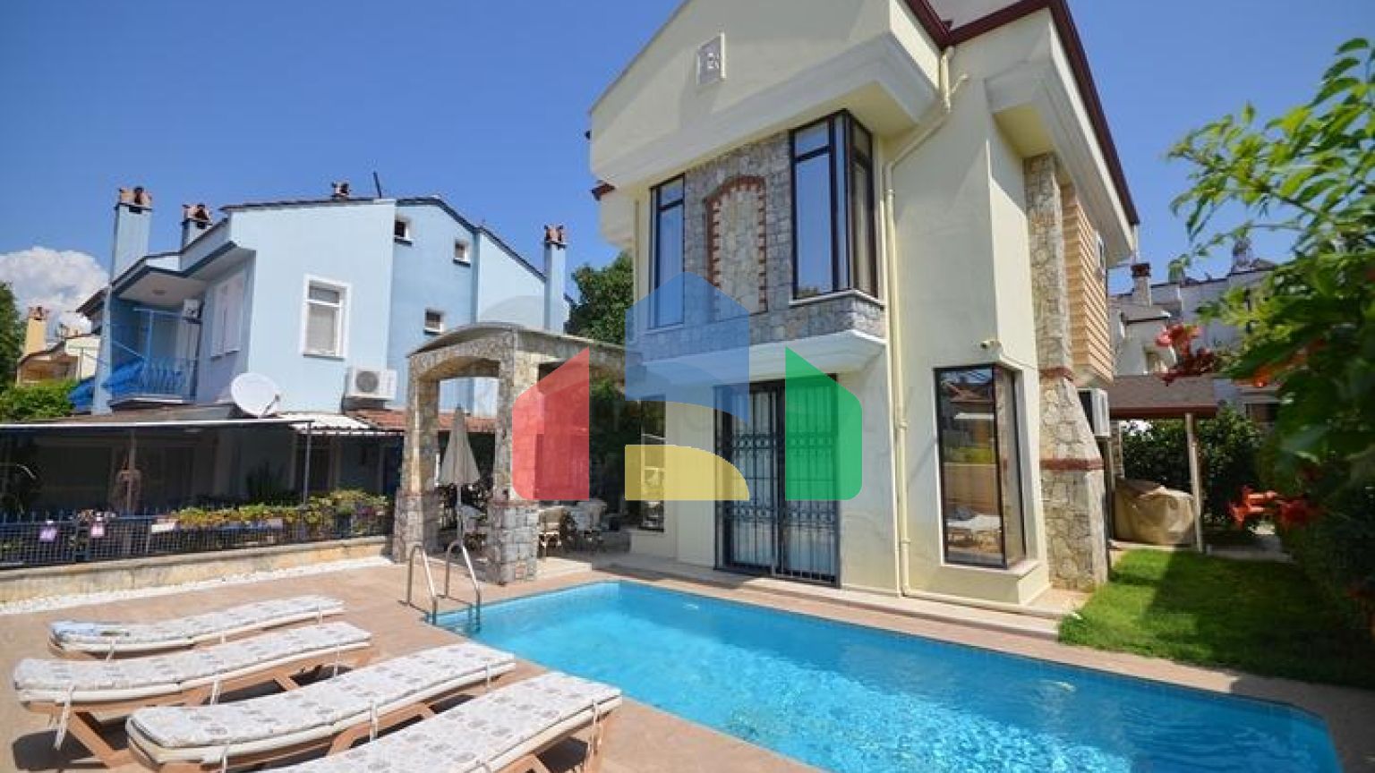 Вілла планування 4 + 1 в районі Фетхіє - Анталія