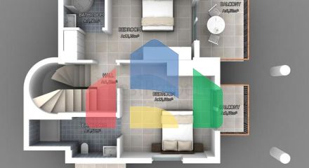 Вілла планування 4 + 1 в районі Фетхіє - Анталія Вілла планування 4 + 1 в районі Фетхіє - Анталія