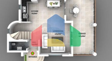 Вілла планування 4 + 1 в районі Фетхіє - Анталія Вілла планування 4 + 1 в районі Фетхіє - Анталія