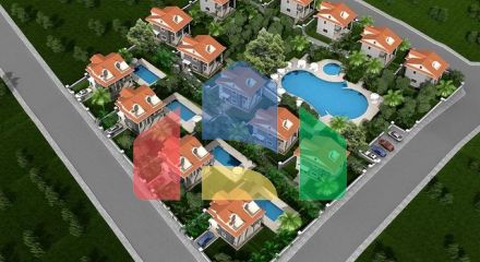 Вілла планування 4 + 1 в районі Фетхіє - Анталія Вілла планування 4 + 1 в районі Фетхіє - Анталія