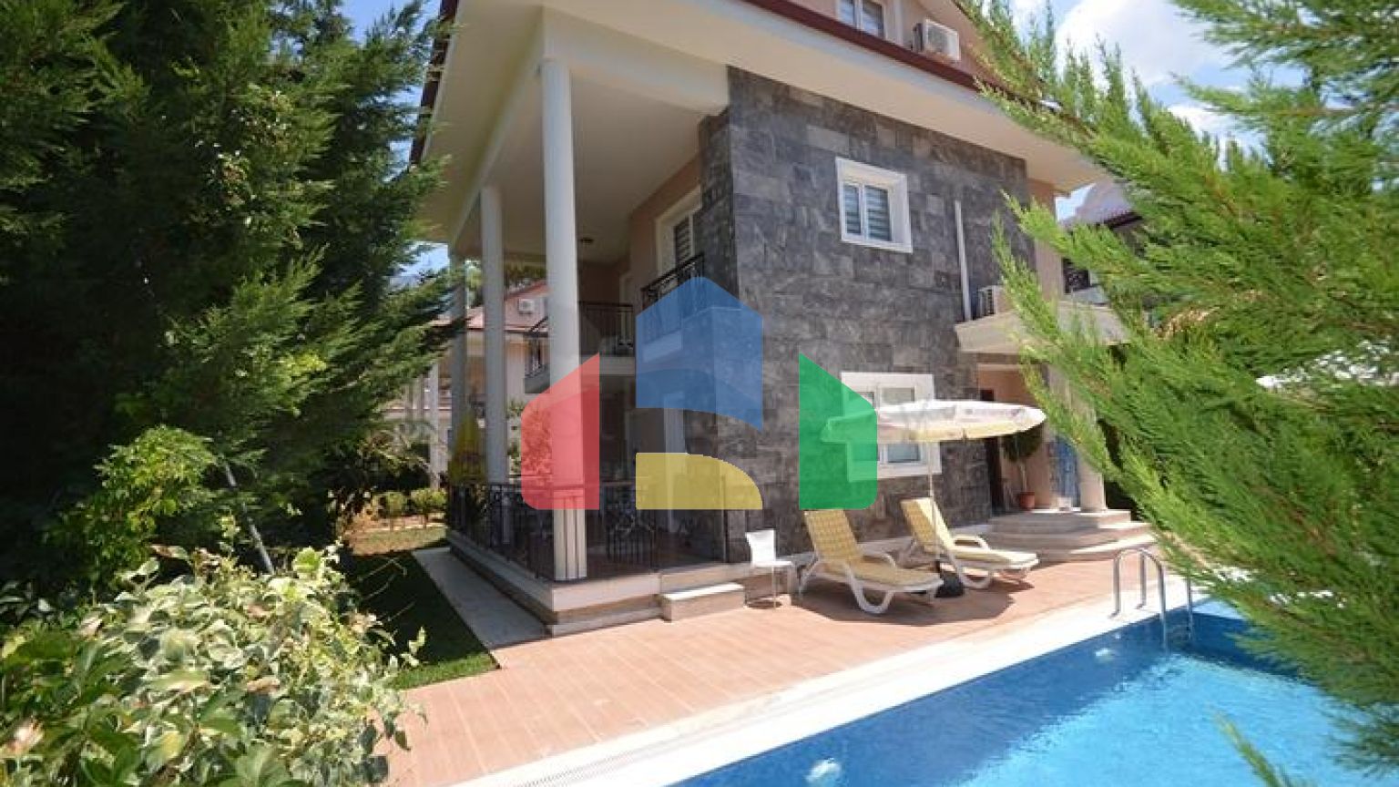 Вілла планування 4 + 1 в районі Фетхіє - Анталія