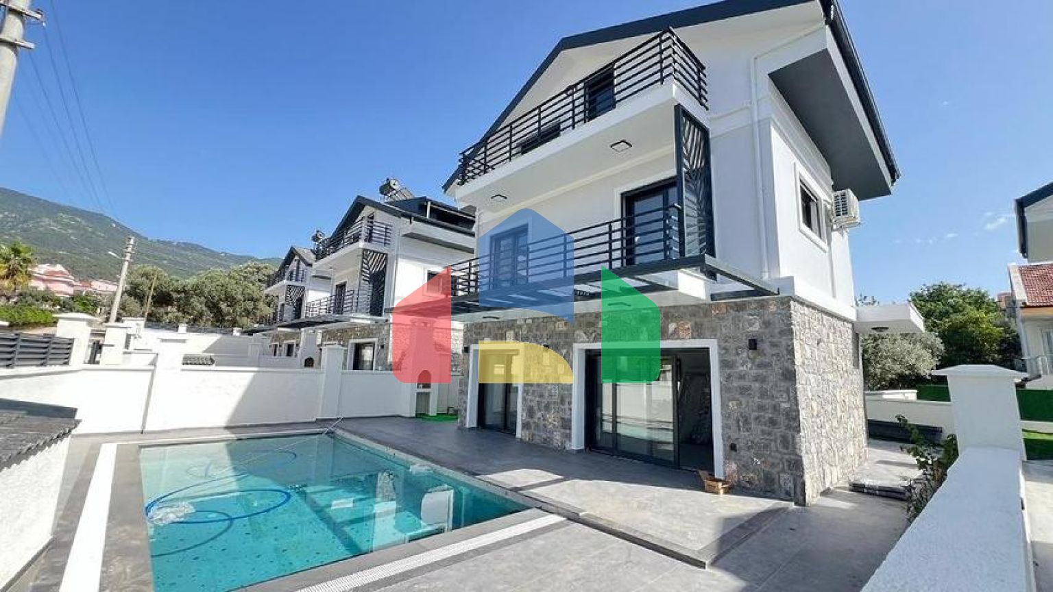 Вілла планування 4 + 1 в районі Фетхіє - Анталія