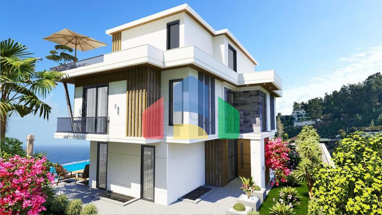 Вілла планування 6 + 1 в районі Фетхіє - Анталія