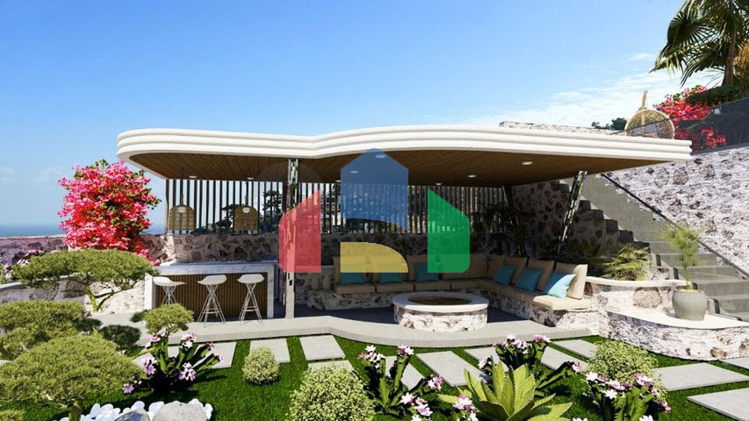 Вілла планування 6 + 1 в районі Фетхіє - Анталія