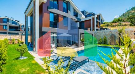 3+1 villa in Fethiye - Antalya area